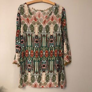 Boho Dress with Pom Pom Detail